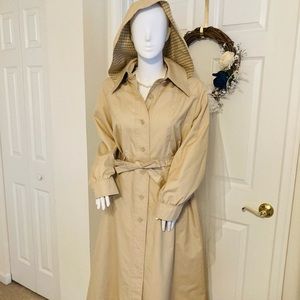 Vintage 1960’s Trench Coat with Detachable Hood